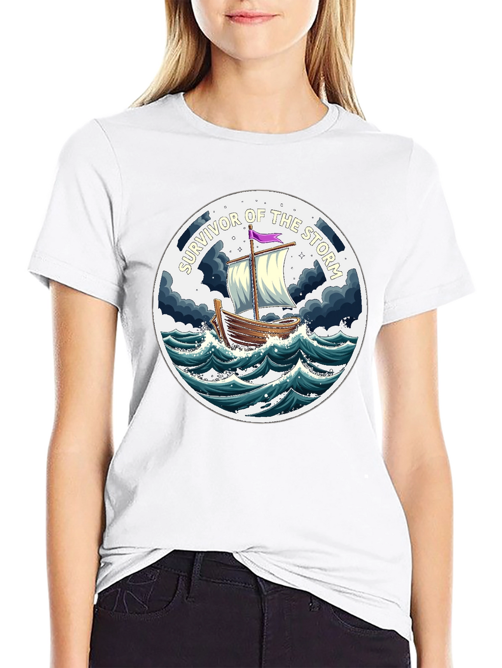 Survivor of the Storm Graphic T-Shirt