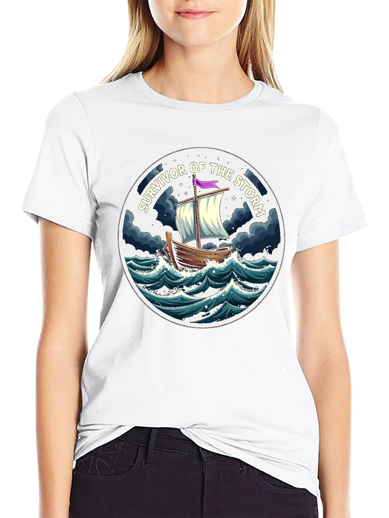 Survivor of the Storm Graphic T-Shirt