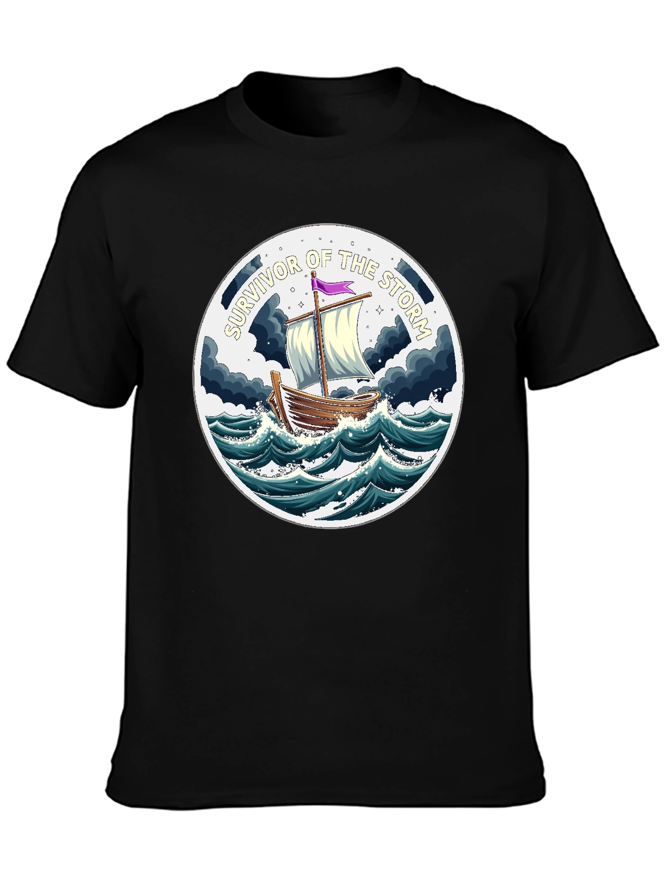 Survivor of the Storm Graphic T-Shirt