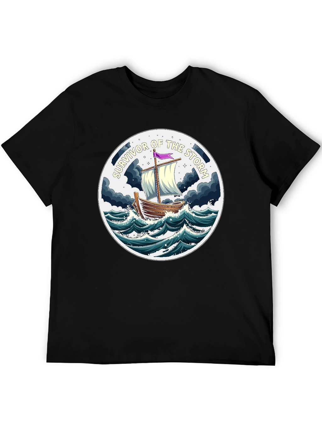 Survivor of the Storm Graphic T-Shirt