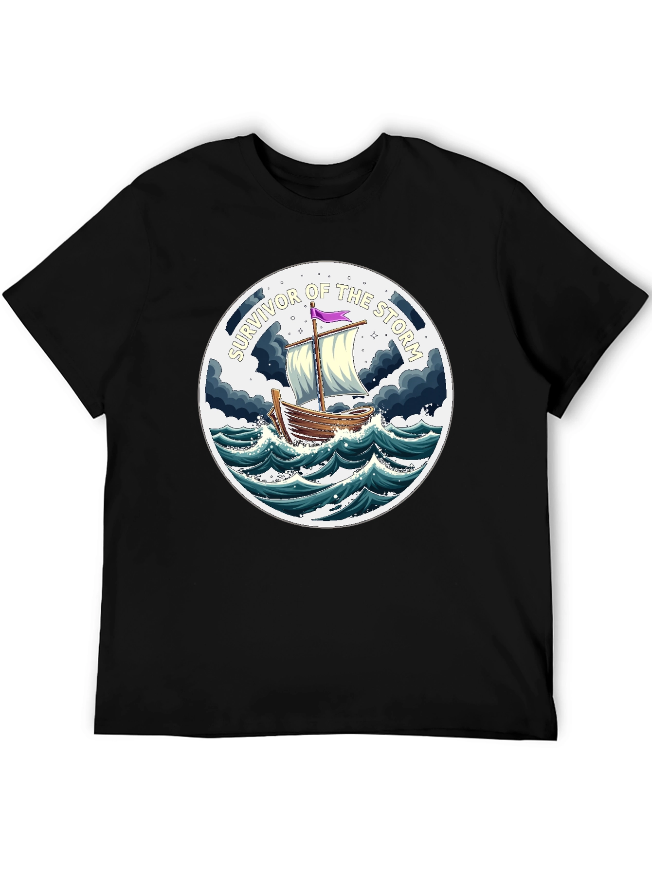 Survivor of the Storm Graphic T-Shirt