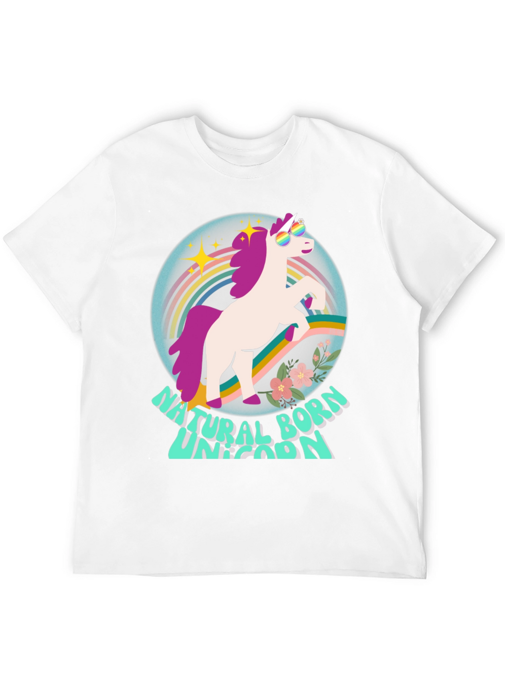 Natural Born Unicorn Graphic T-Shirt