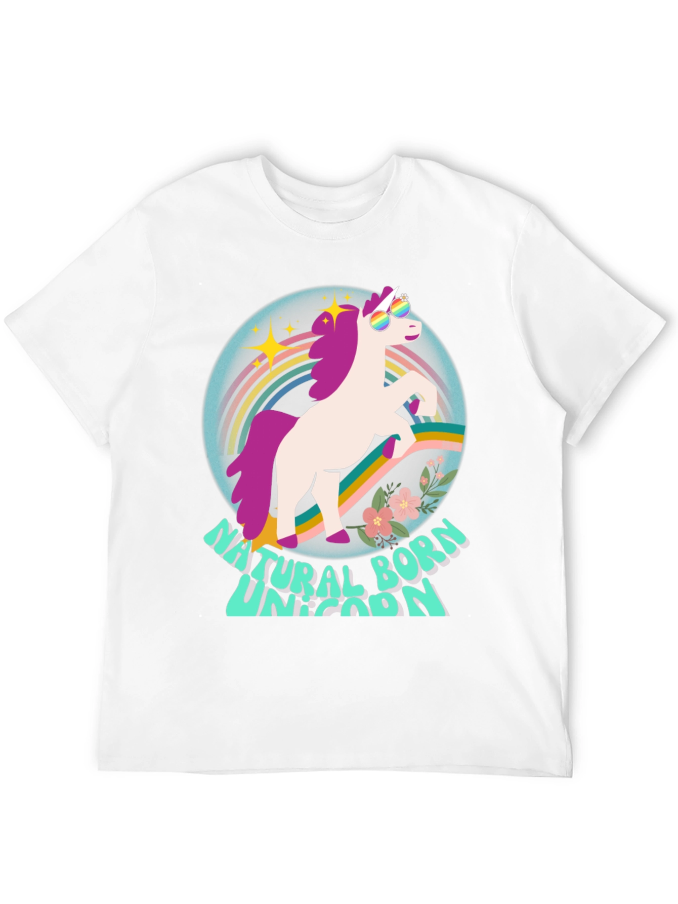 Natural Born Unicorn Graphic T-Shirt