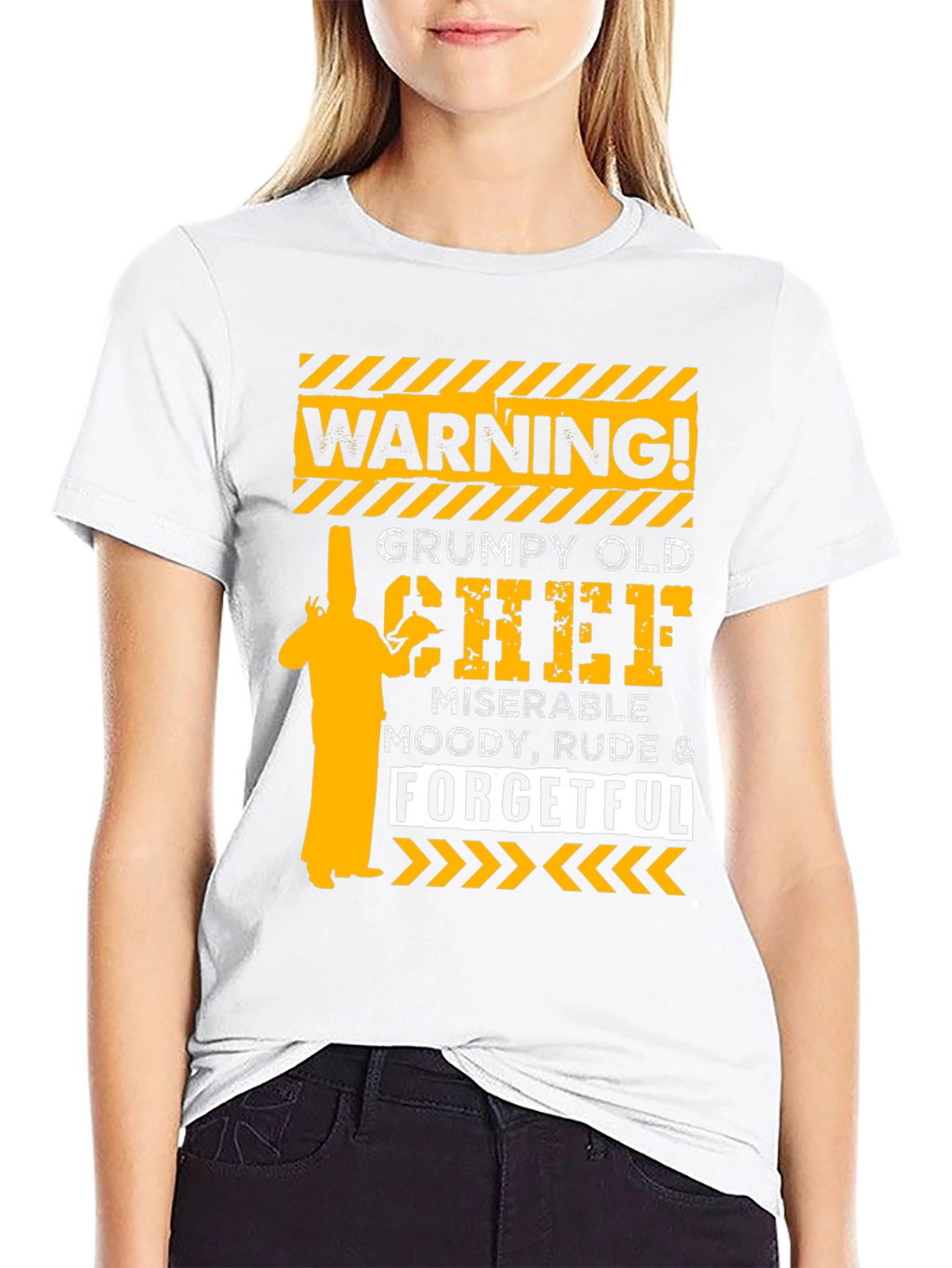 Warning Grumpy Old Chef T-Shirt