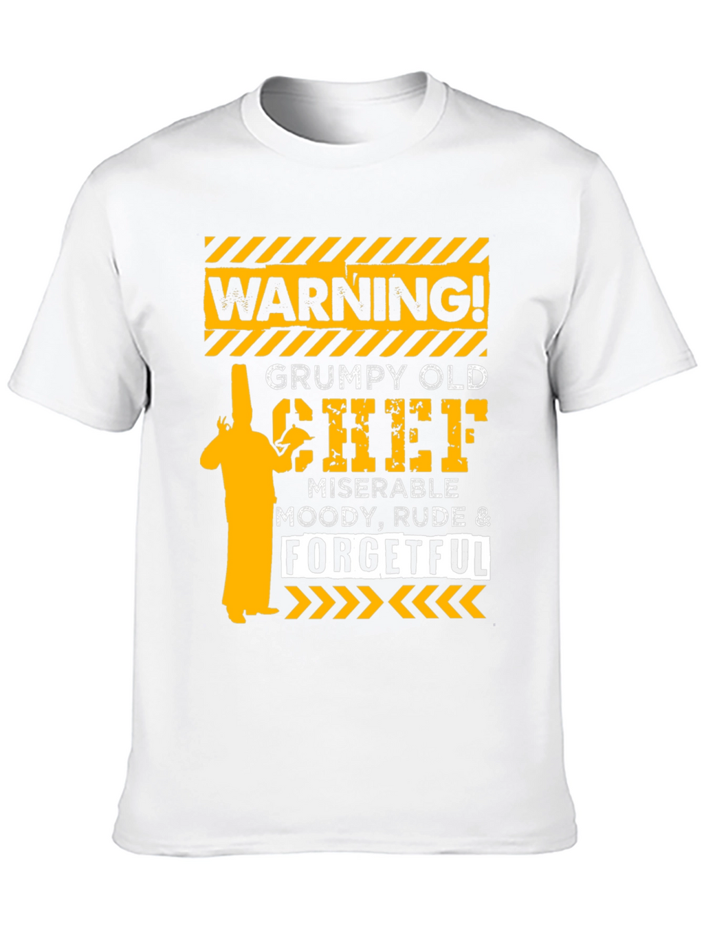 Warning Grumpy Old Chef T-Shirt