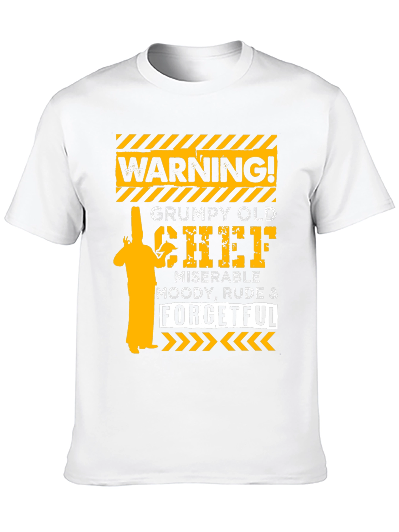 Warning Grumpy Old Chef T-Shirt