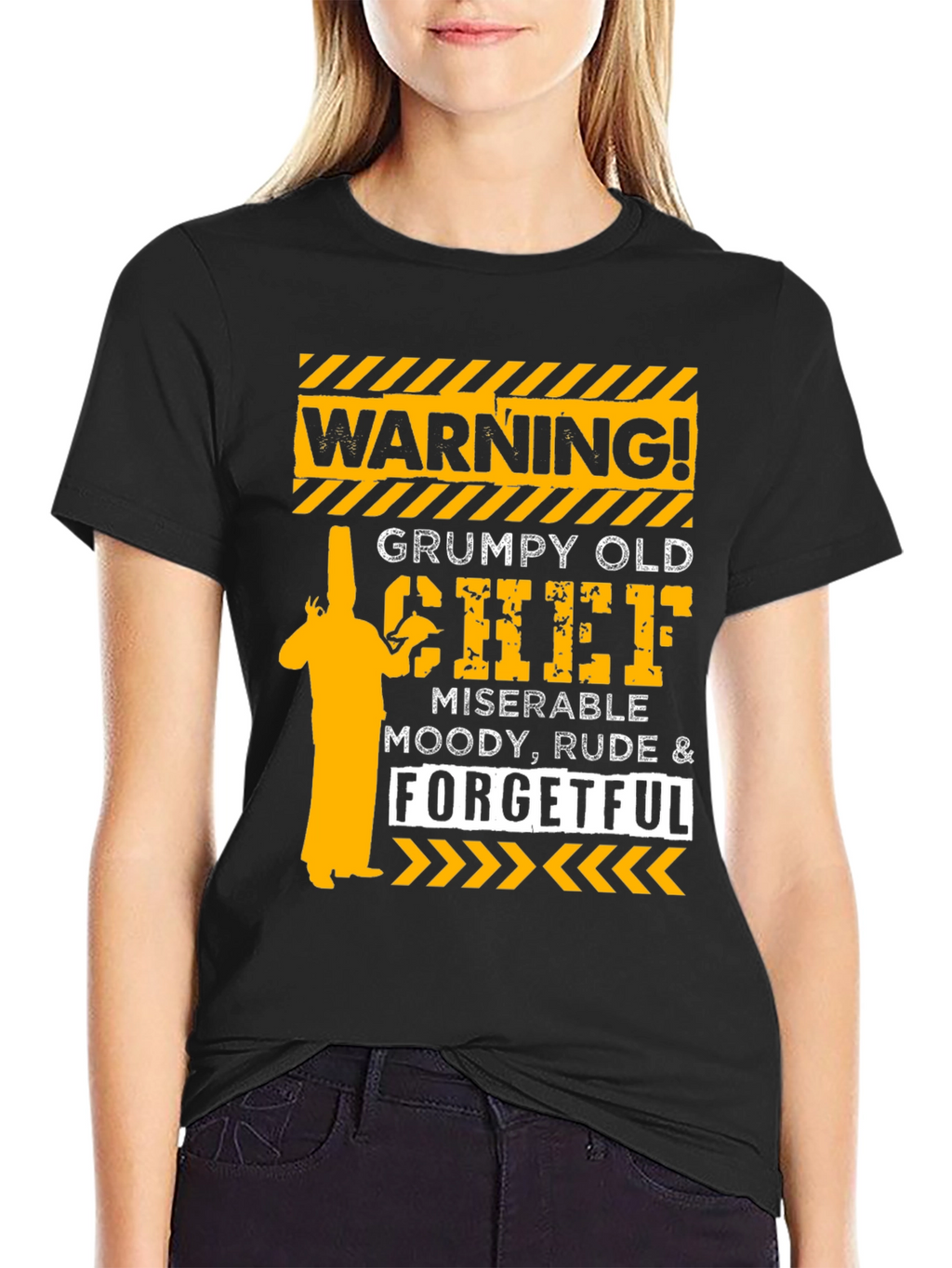 Warning Grumpy Old Chef T-Shirt
