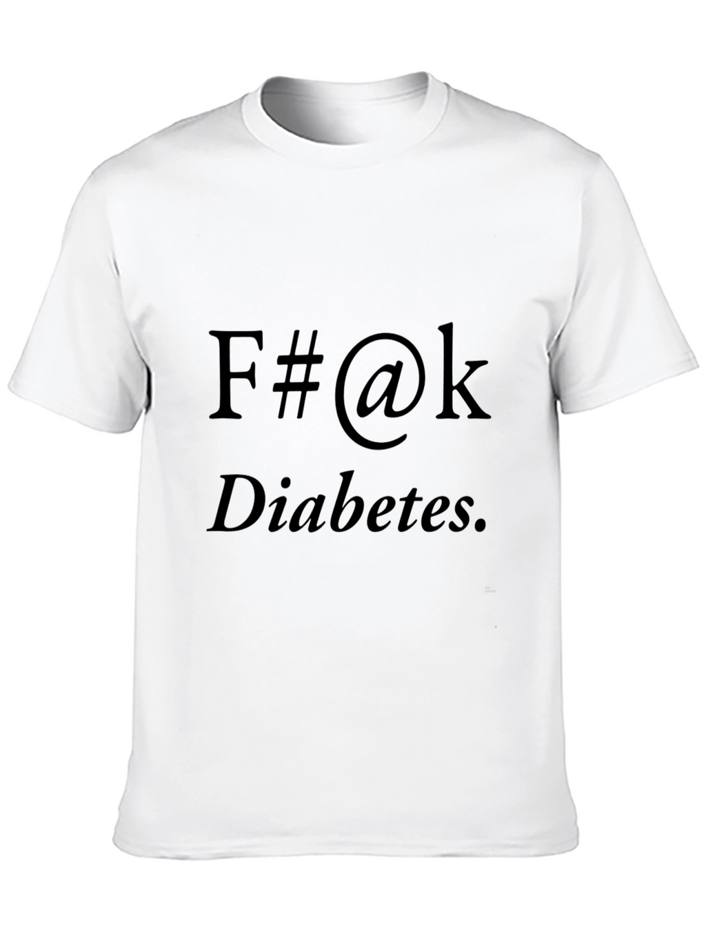 F#@k Diabetes Black T-Shirt