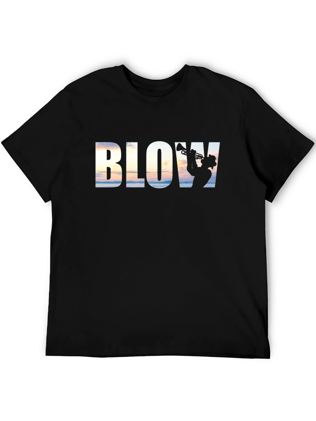 Blow Trumpet Graphic T-Shirt