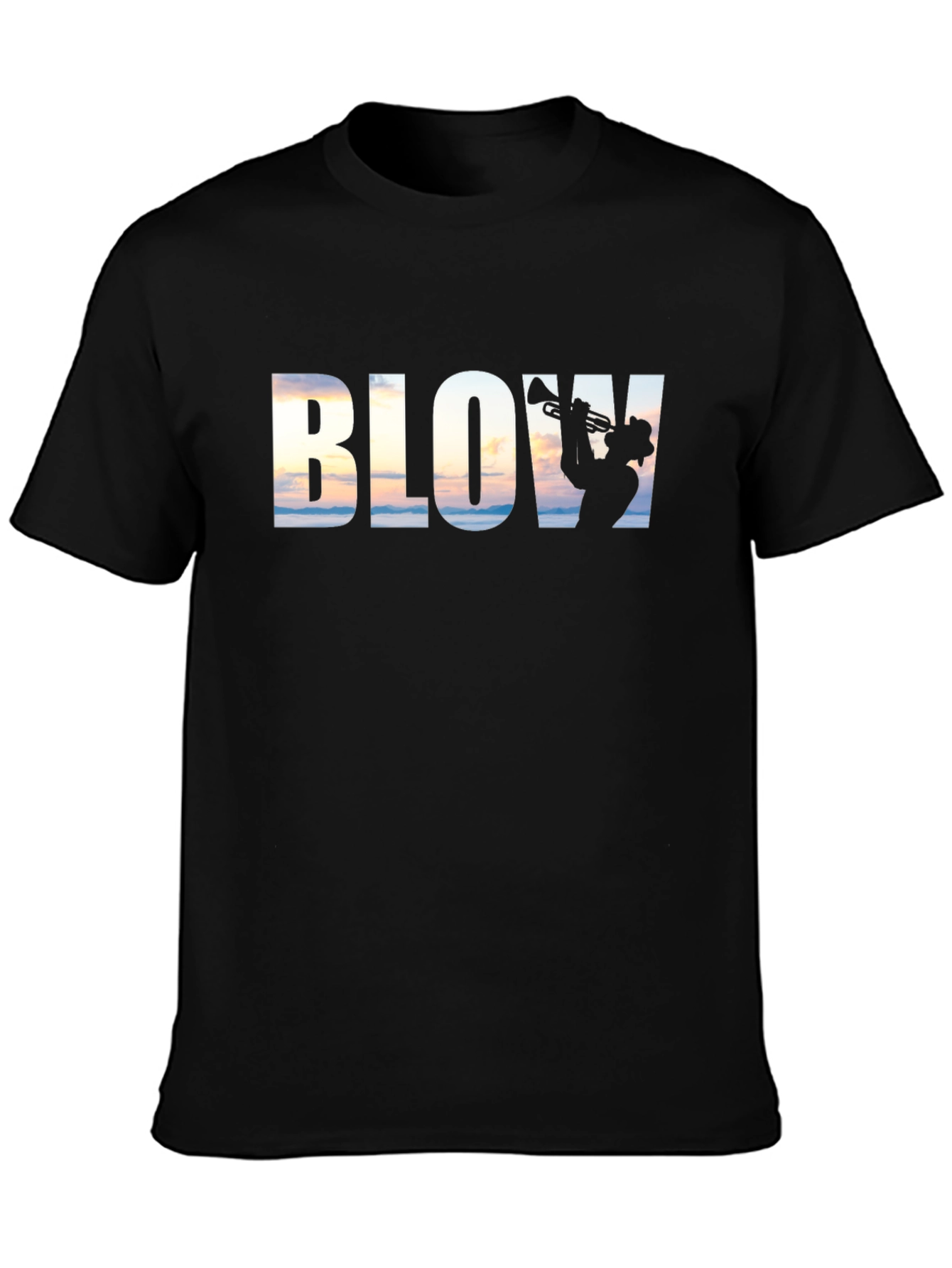 Blow Trumpet Graphic T-Shirt