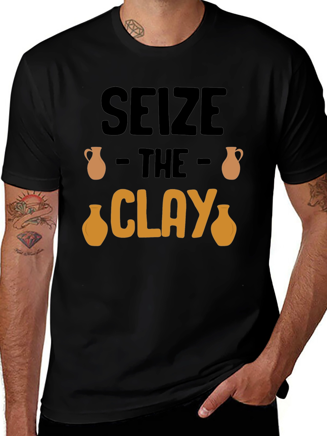 Seize The Clay T-Shirt - Pottery Lover Tee