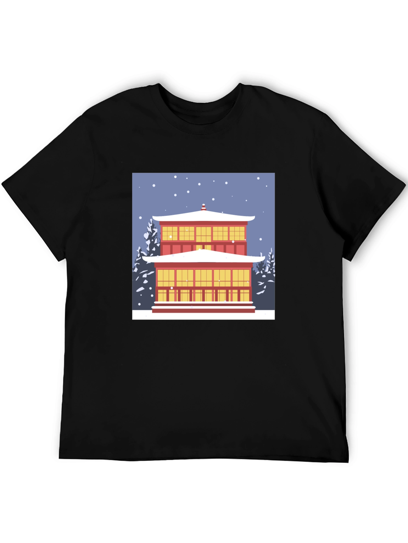 Winter Temple Graphic Tee