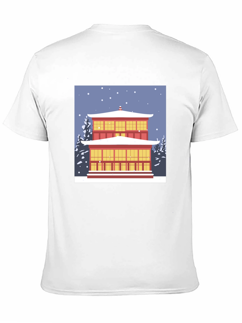 Winter Temple Graphic Tee