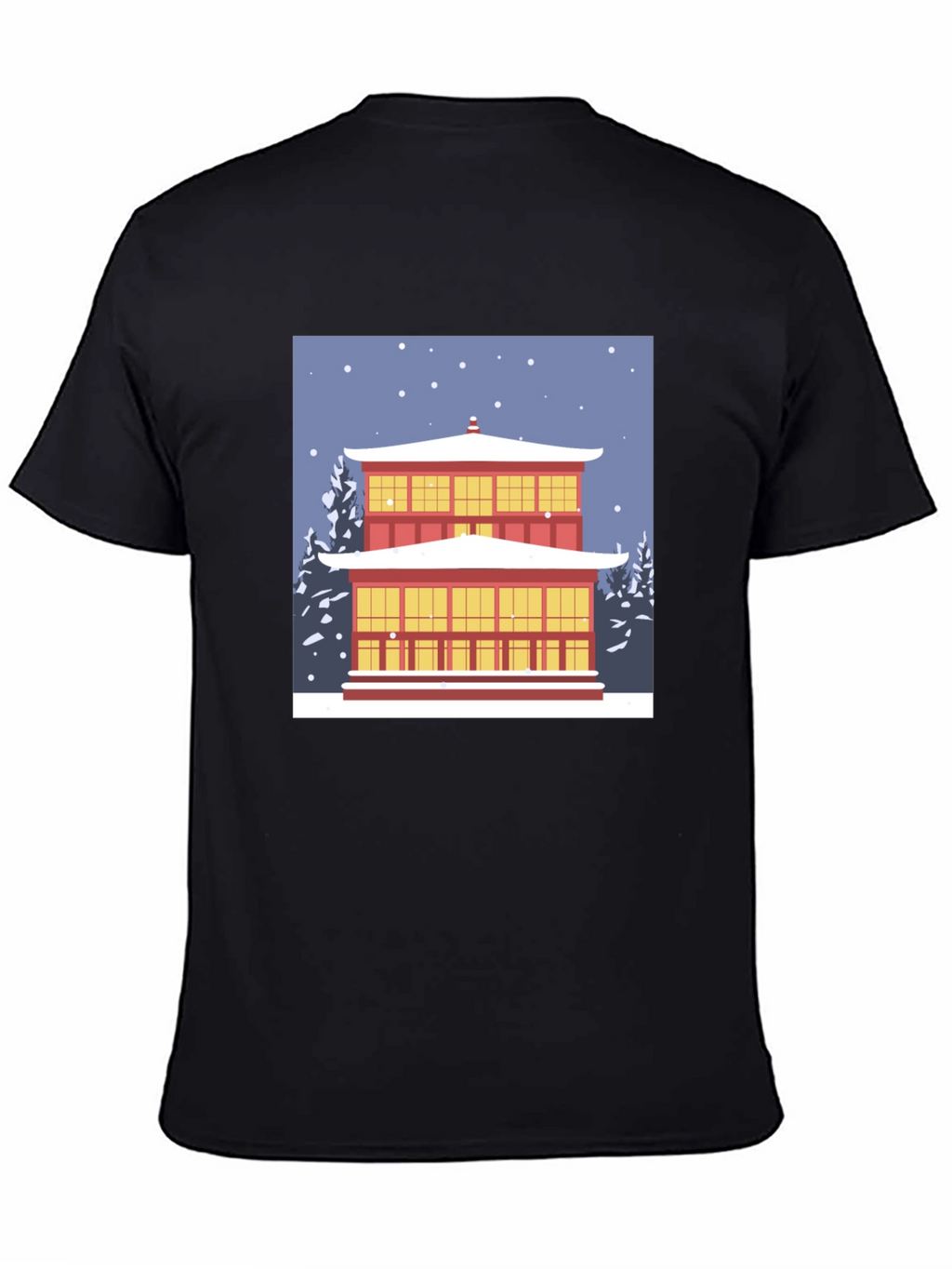 Winter Temple Graphic Tee