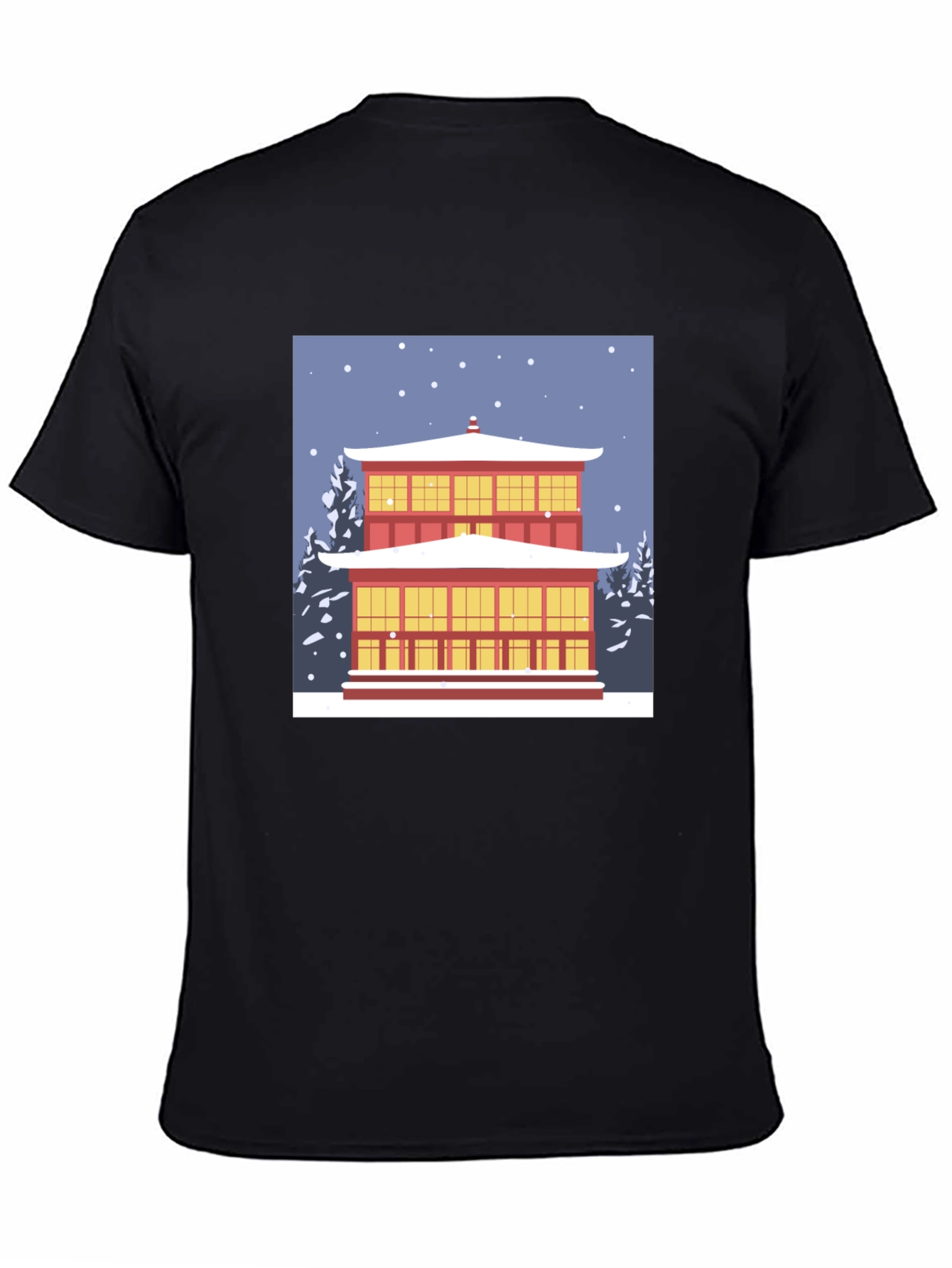 Winter Temple Graphic Tee