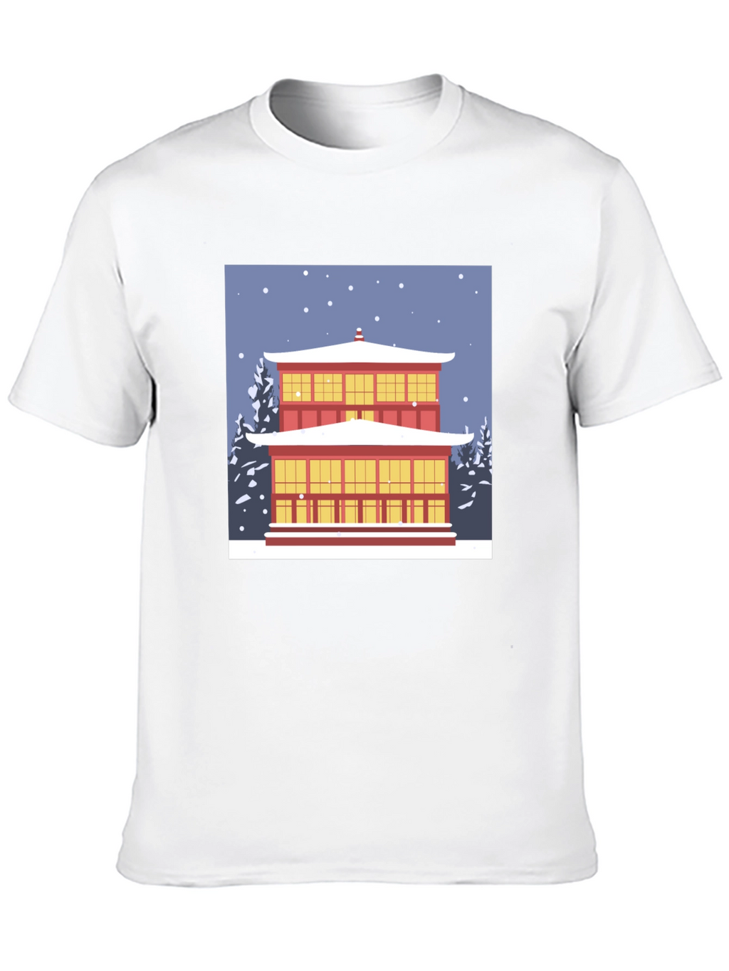 Winter Temple Graphic Tee