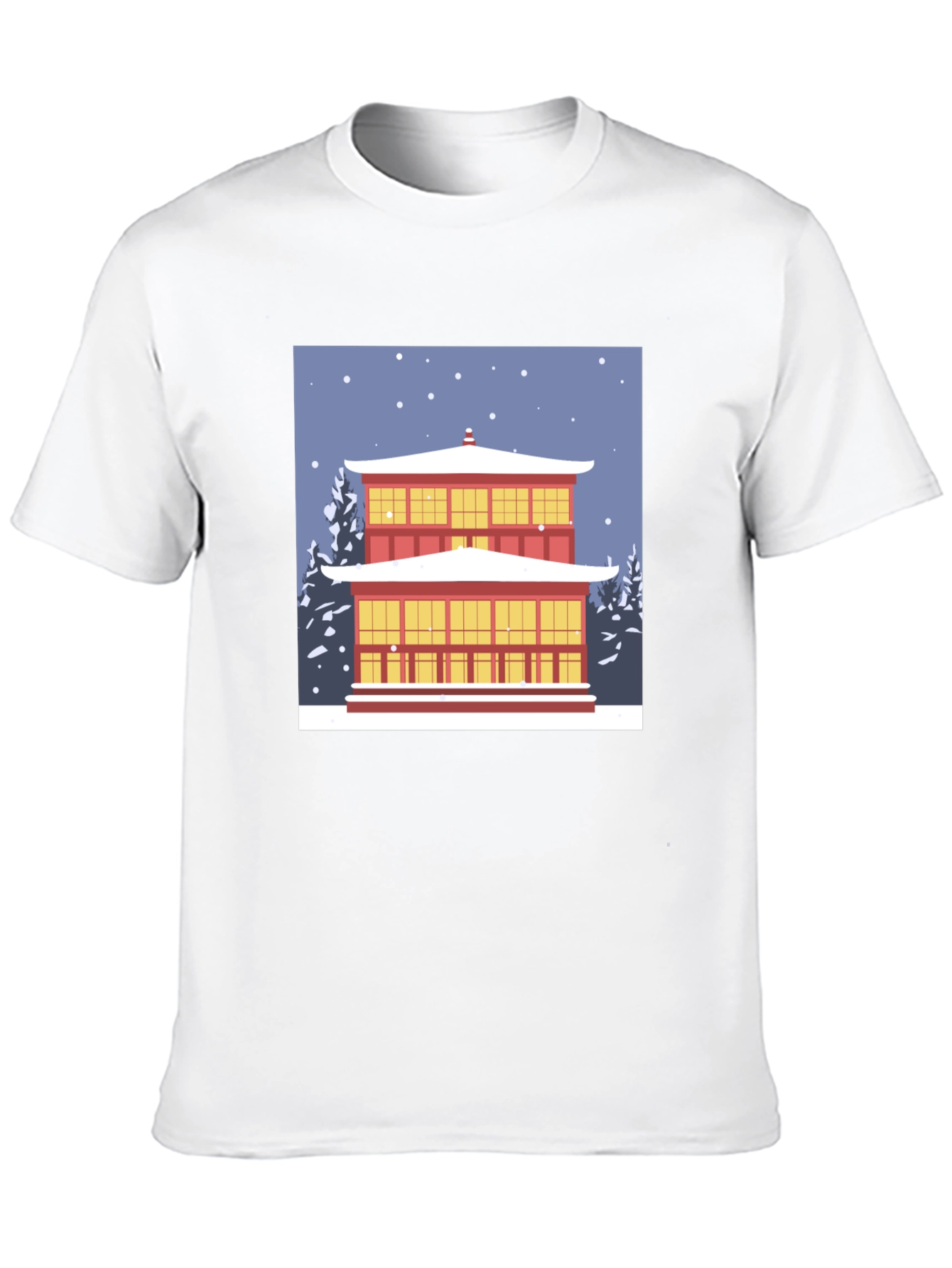 Winter Temple Graphic Tee