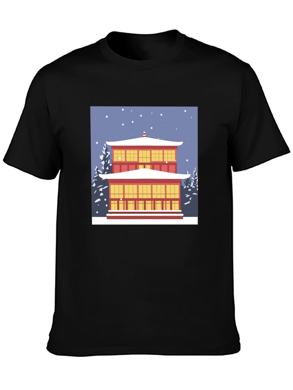 Winter Temple Graphic Tee