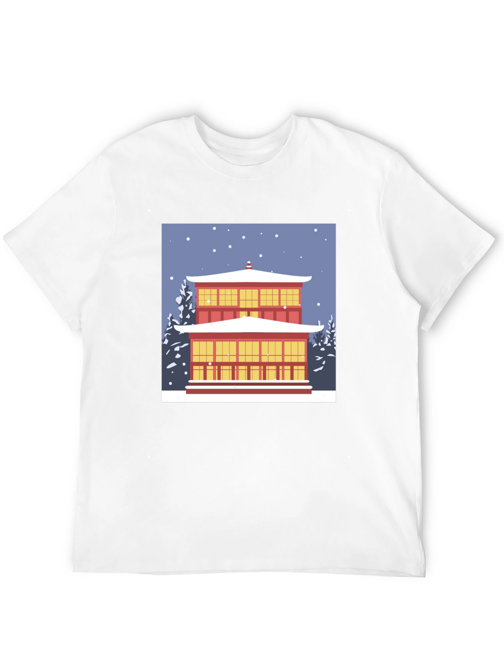 Winter Temple Graphic Tee