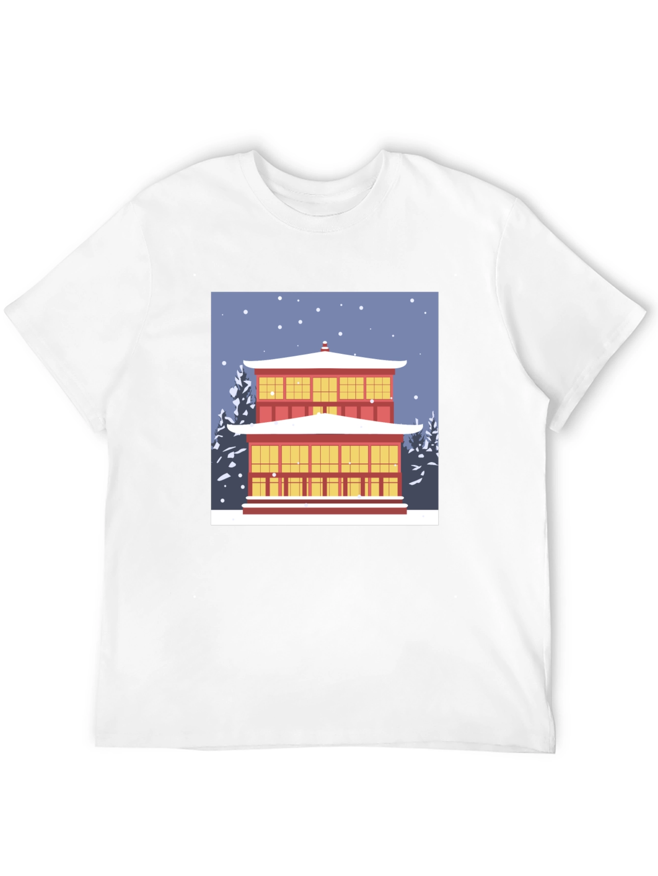 Winter Temple Graphic Tee