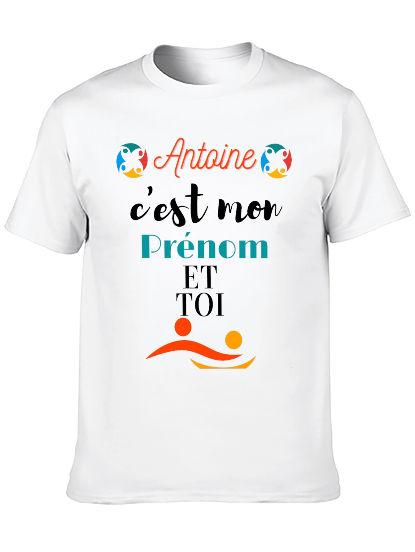 Antoine Cest Mon Prenom Black T-Shirt