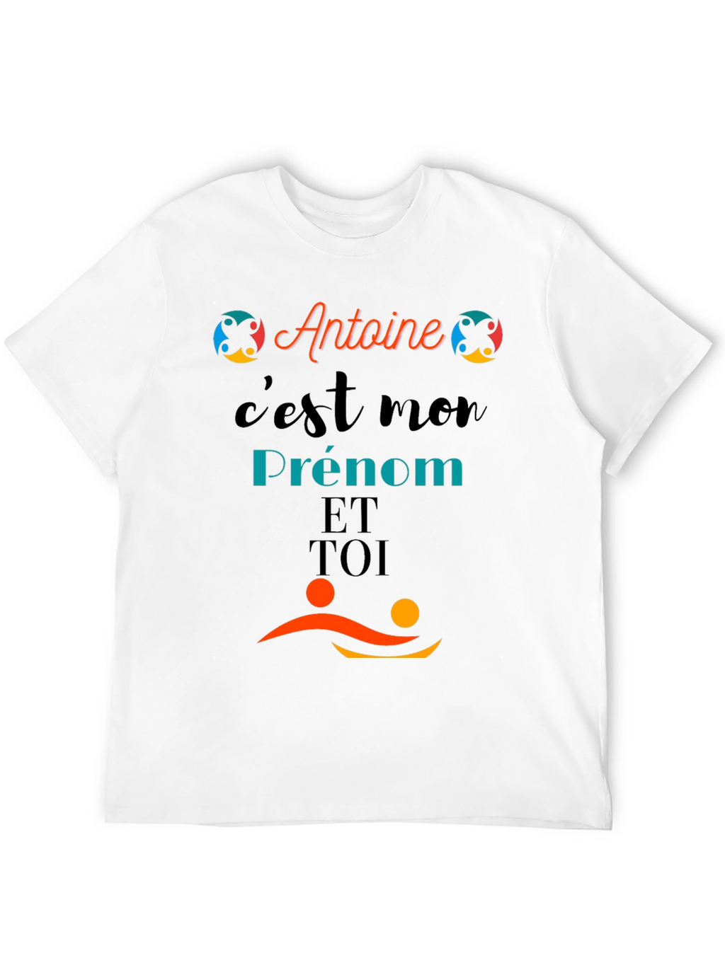 Antoine Cest Mon Prenom Black T-Shirt