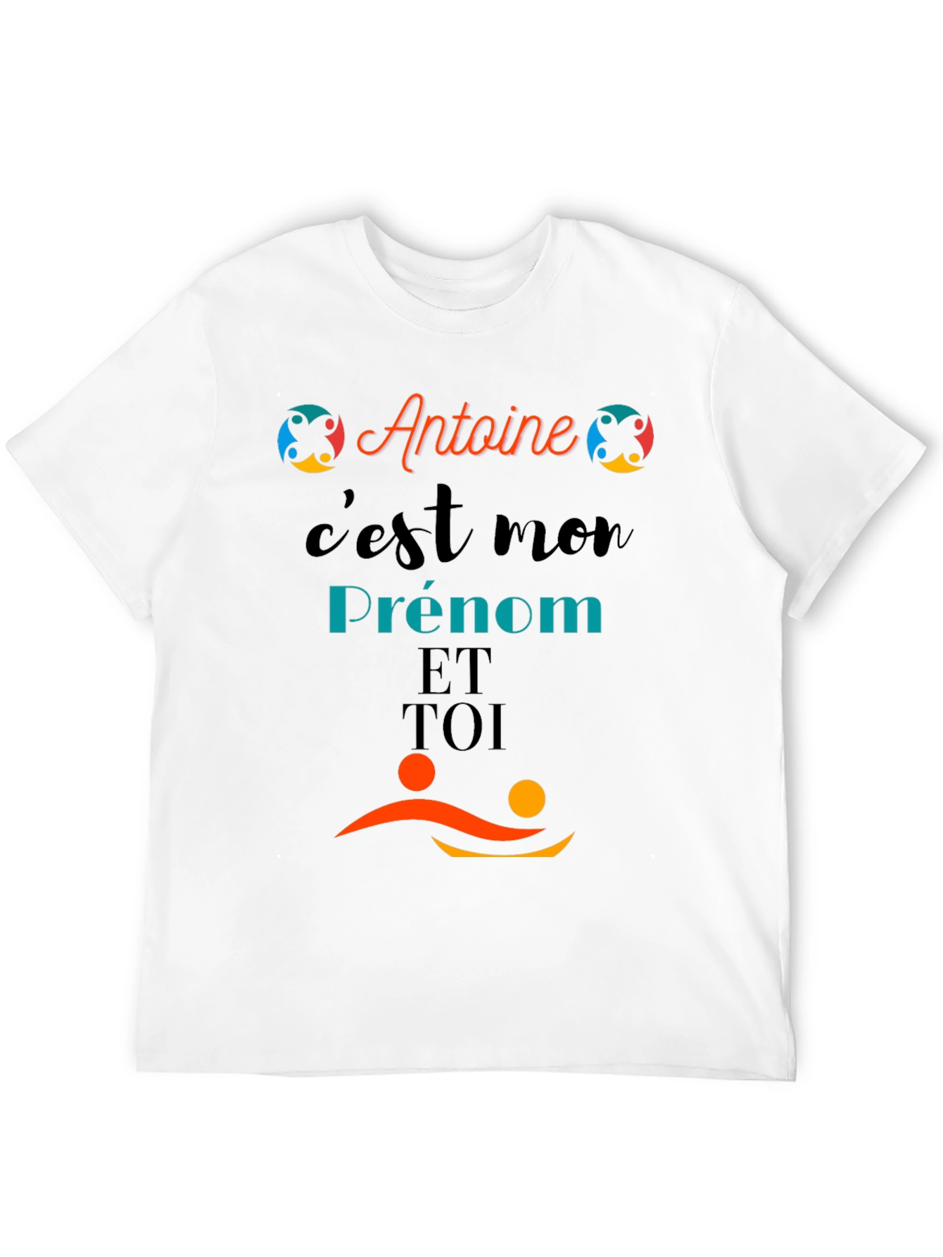 Antoine Cest Mon Prenom Black T-Shirt