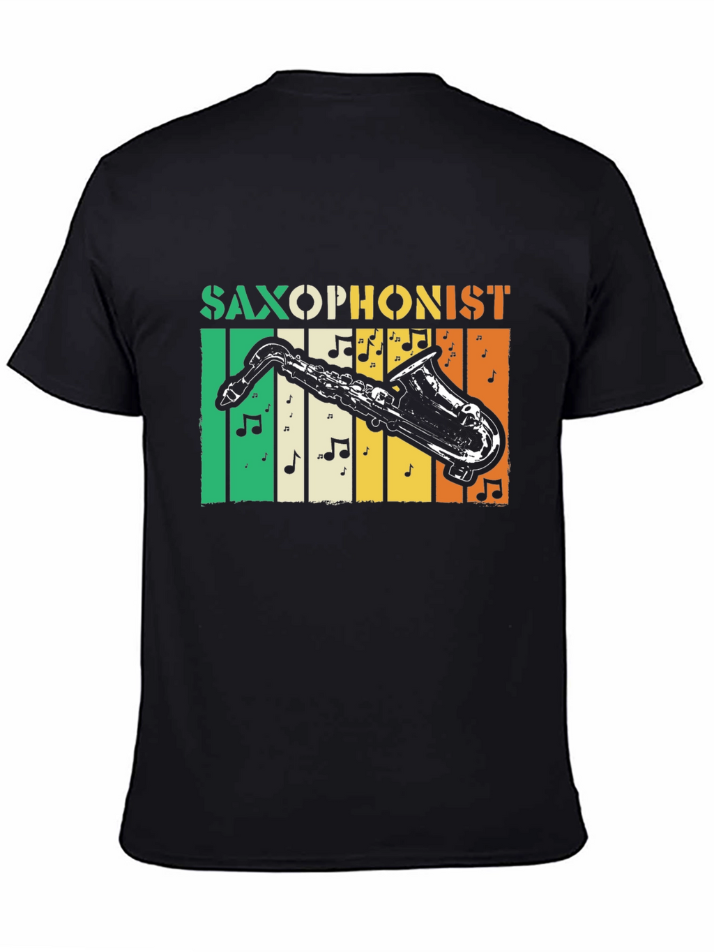 Saxophonist Irish Flag T-Shirt - Music Lover Tee