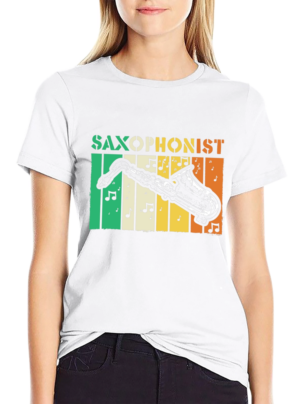 Saxophonist Irish Flag T-Shirt - Music Lover Tee