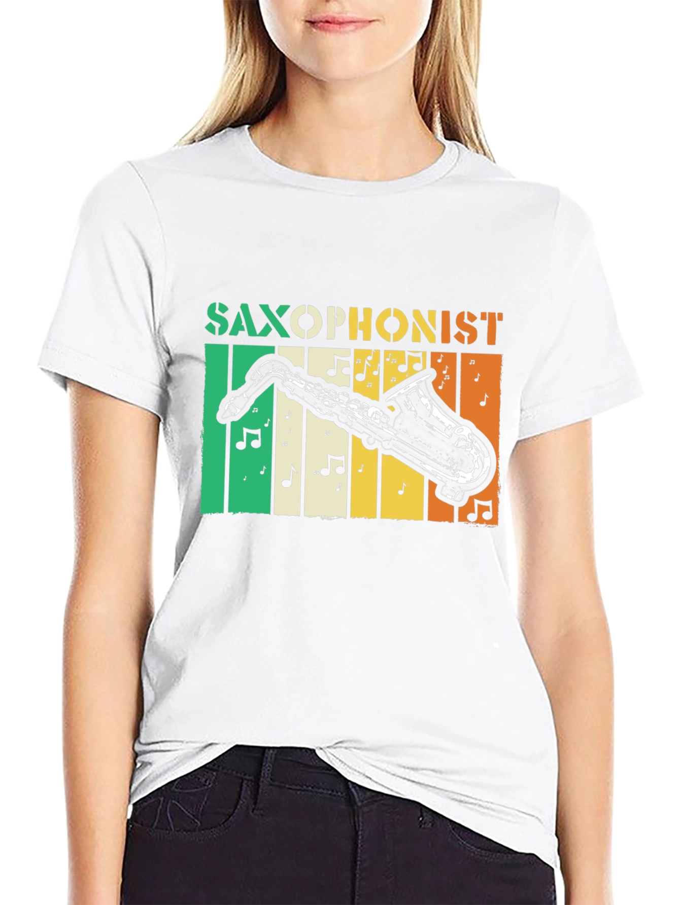 Saxophonist Irish Flag T-Shirt - Music Lover Tee