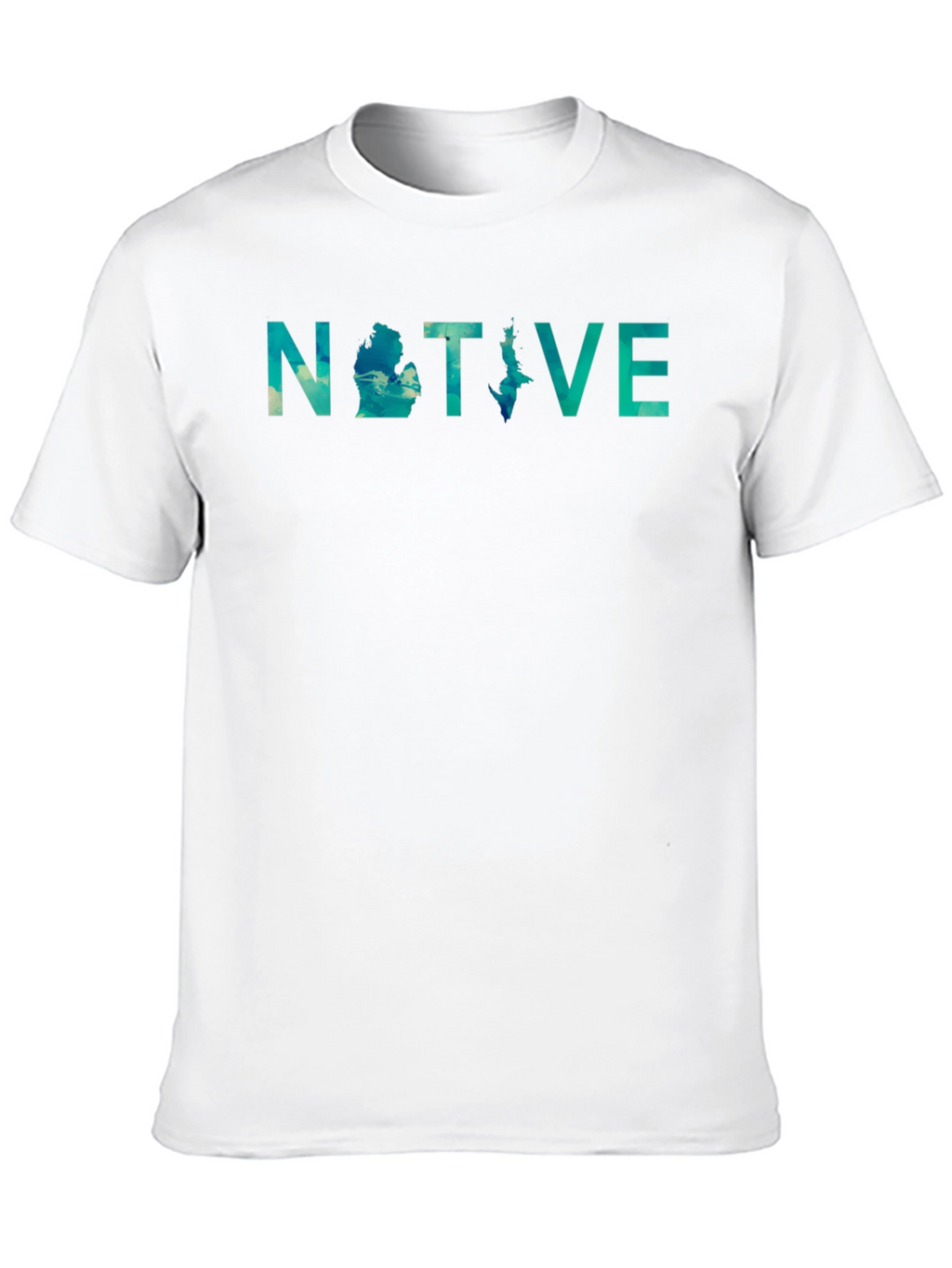 Michigan Native Tee - Ocean Graphic