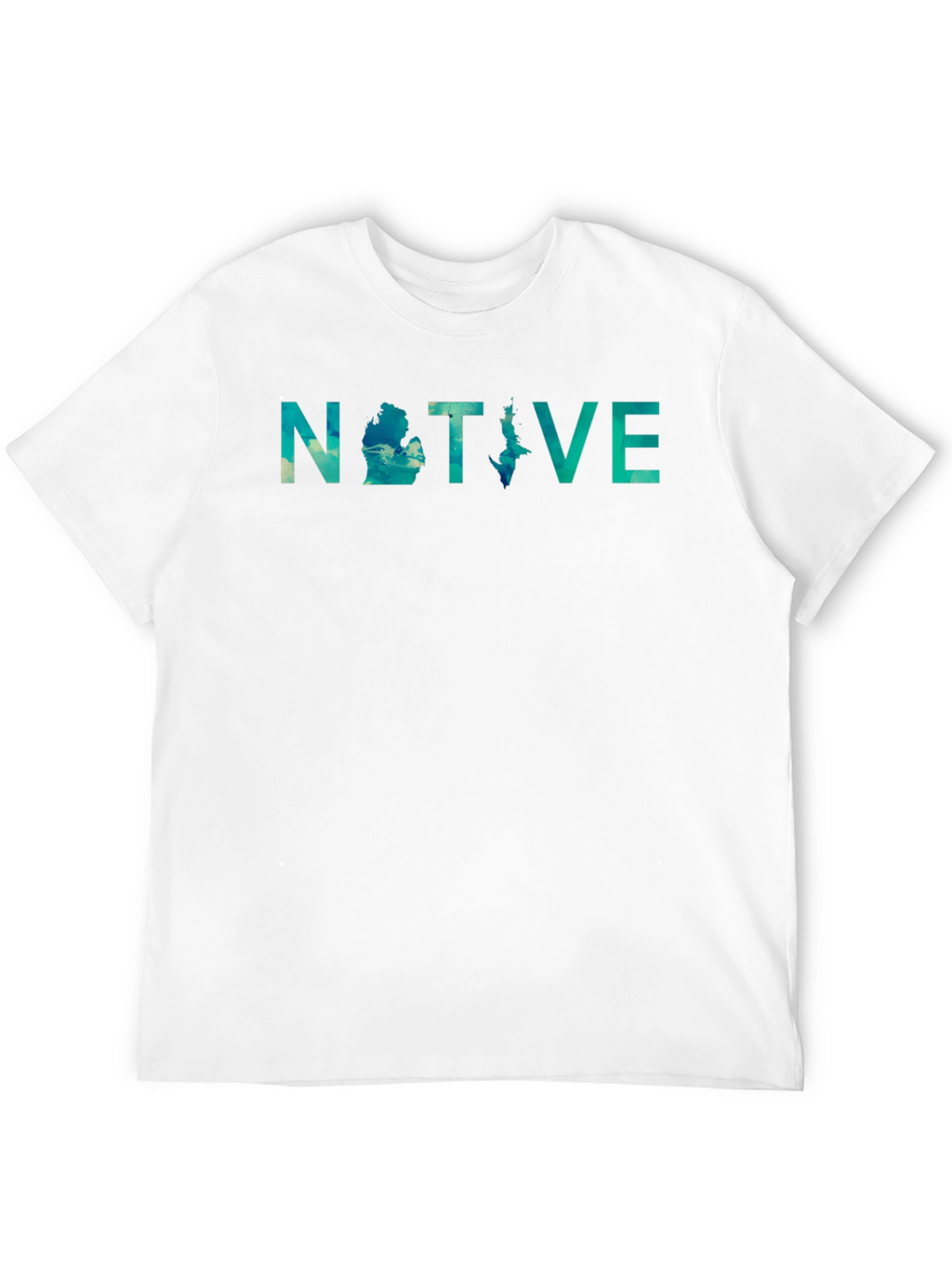 Michigan Native Tee - Ocean Graphic