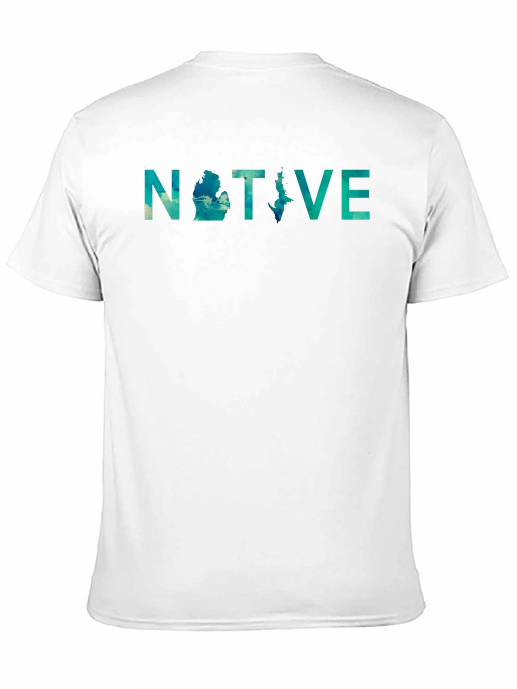 Michigan Native Tee - Ocean Graphic