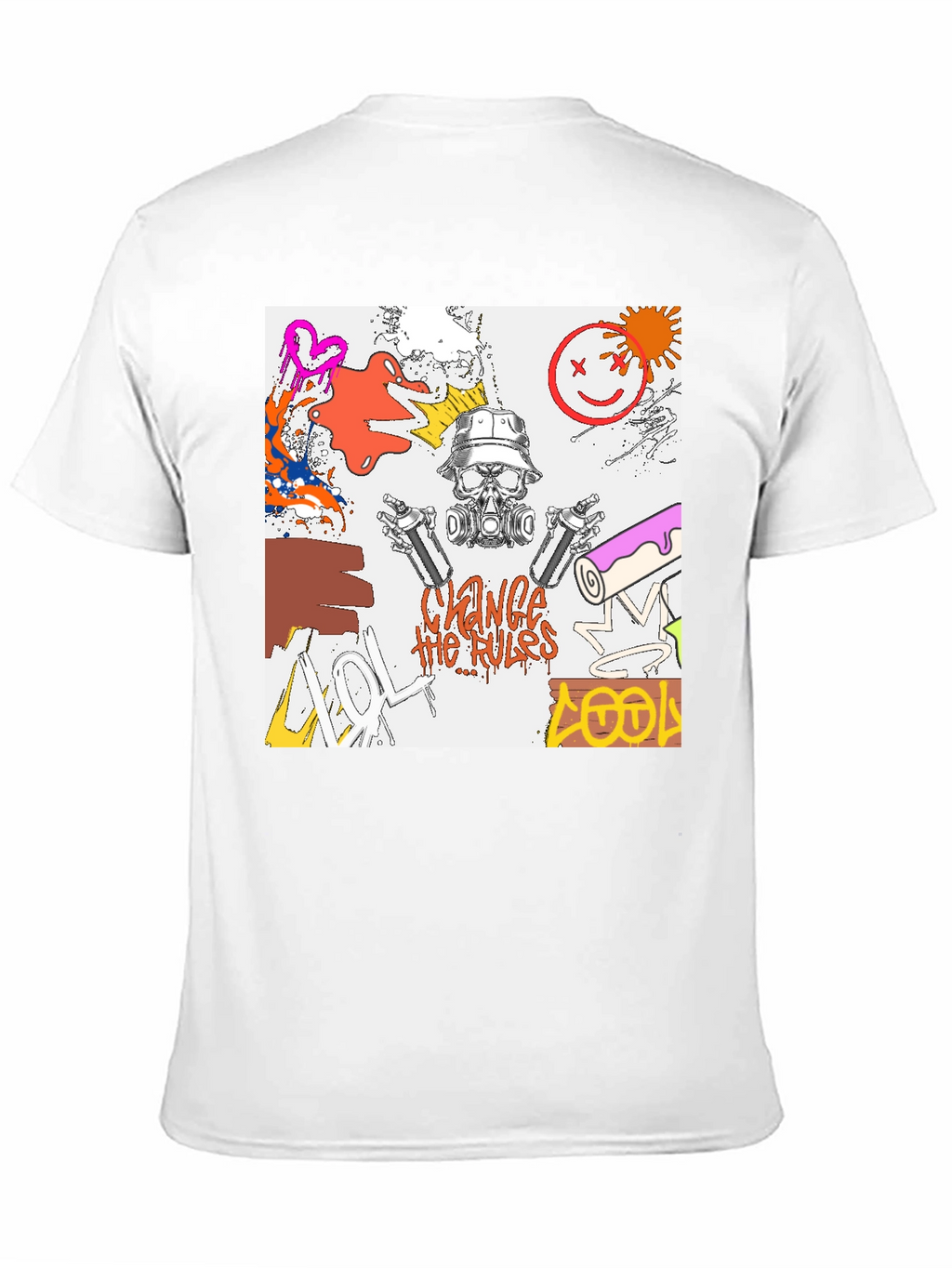 Edgy Graphic Print T-Shirt