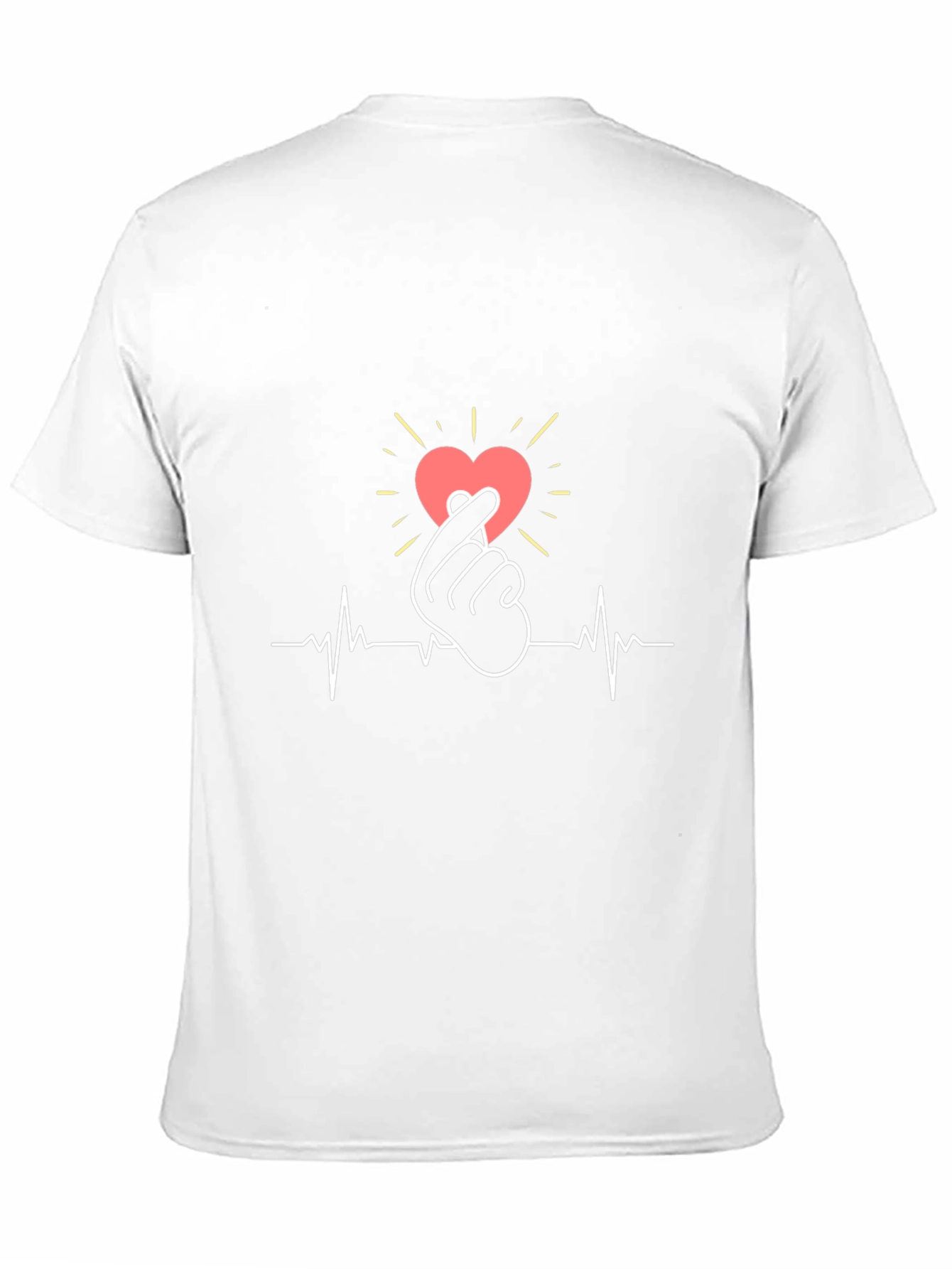 Love Sign Heartbeat Graphic T-Shirt