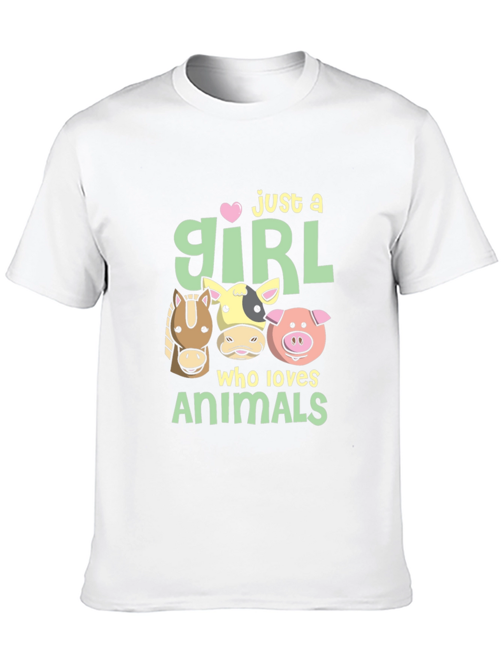 Just A Girl Who Loves Animals T-Shirt