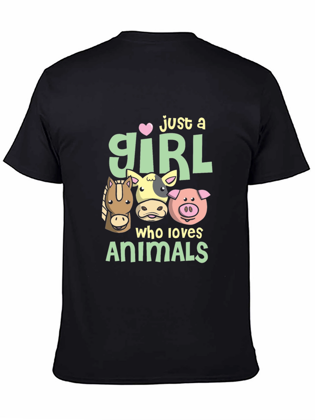Just A Girl Who Loves Animals T-Shirt