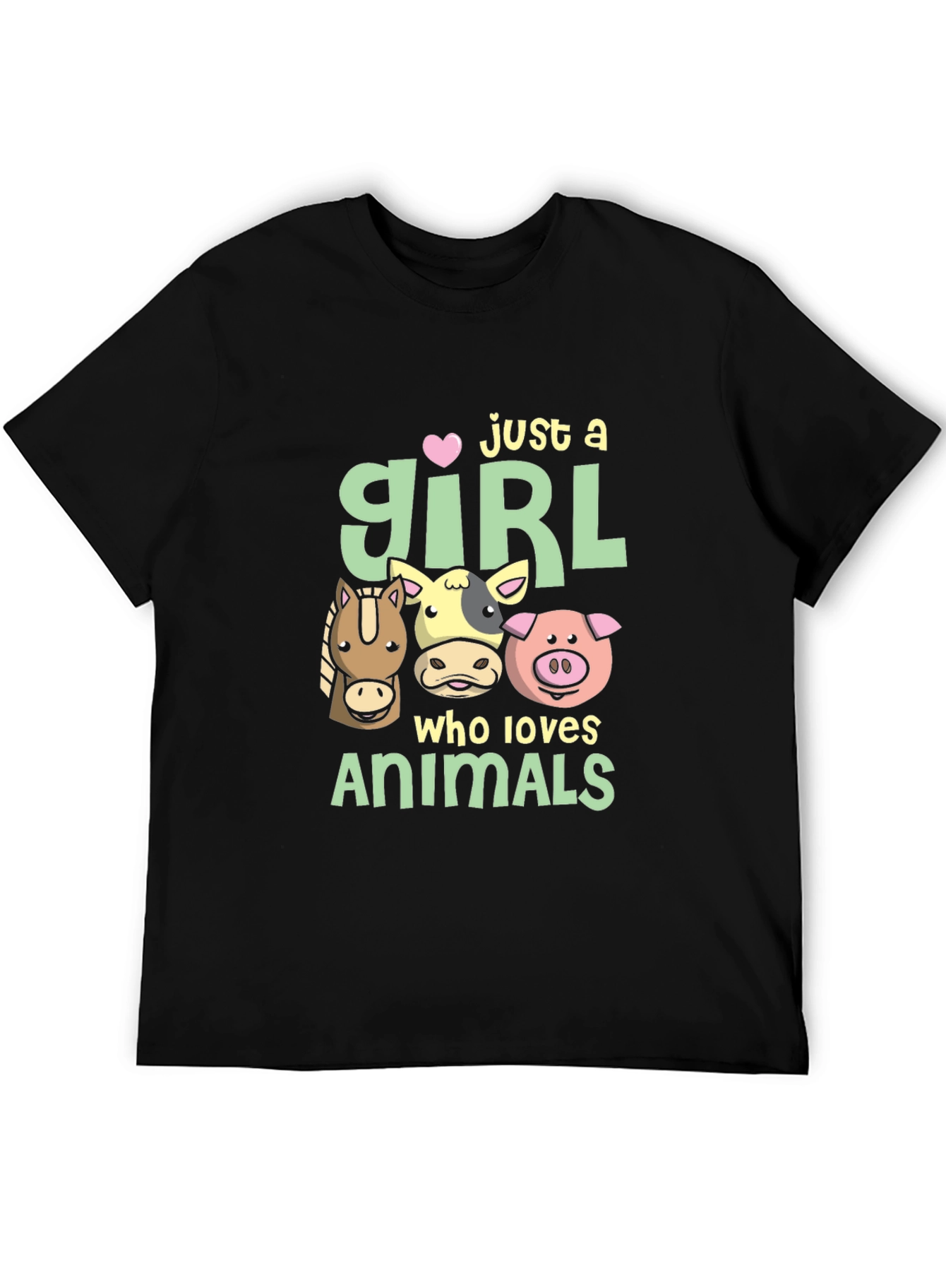 Just A Girl Who Loves Animals T-Shirt