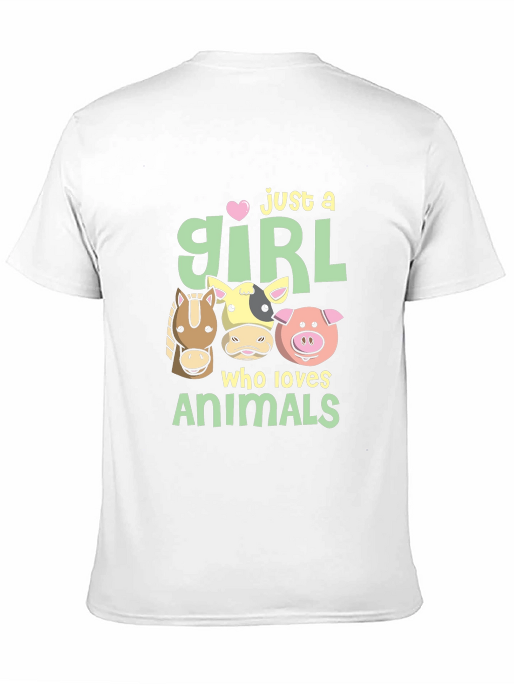 Just A Girl Who Loves Animals T-Shirt
