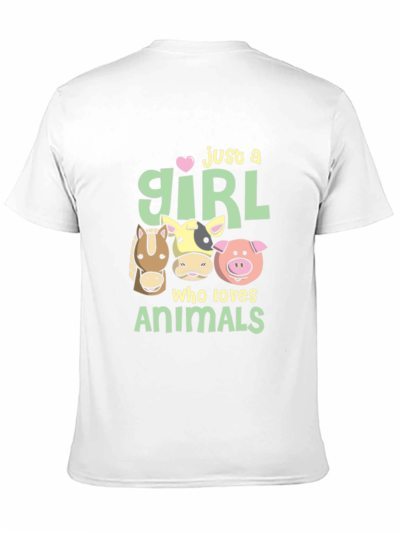 Just A Girl Who Loves Animals T-Shirt