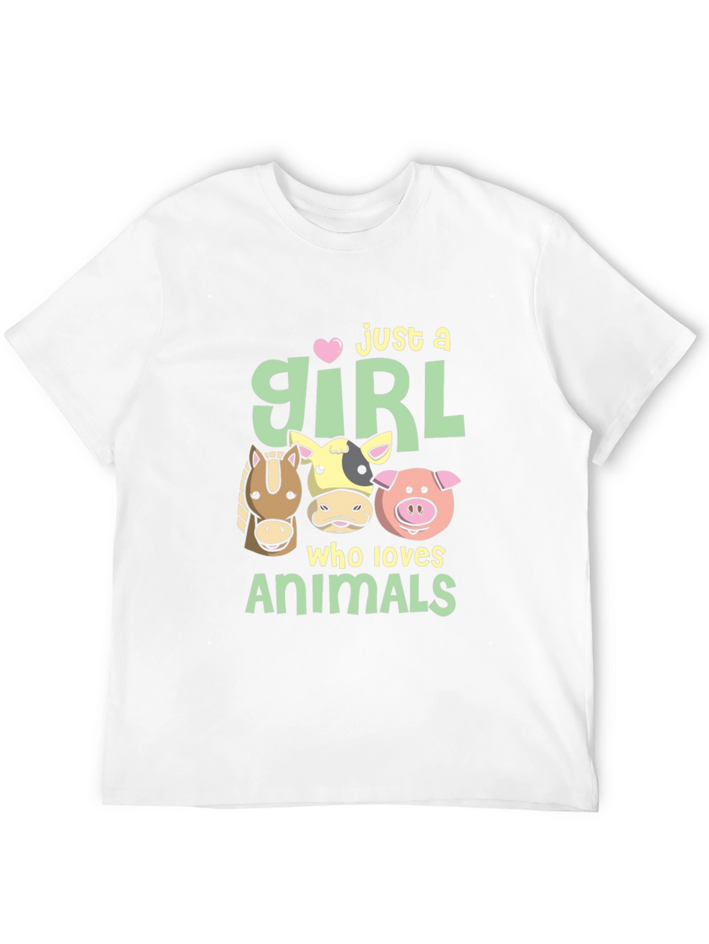 Just A Girl Who Loves Animals T-Shirt