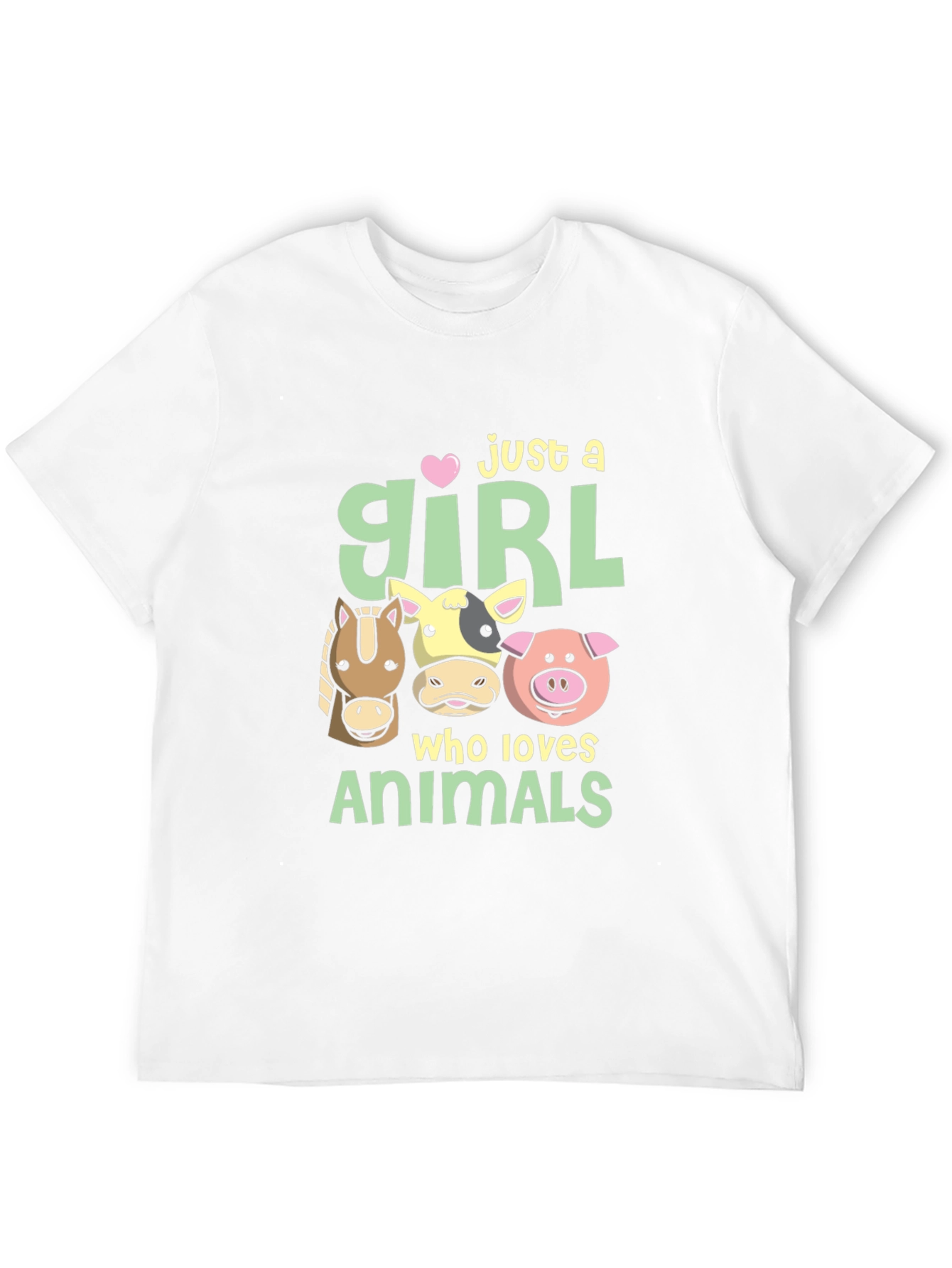 Just A Girl Who Loves Animals T-Shirt