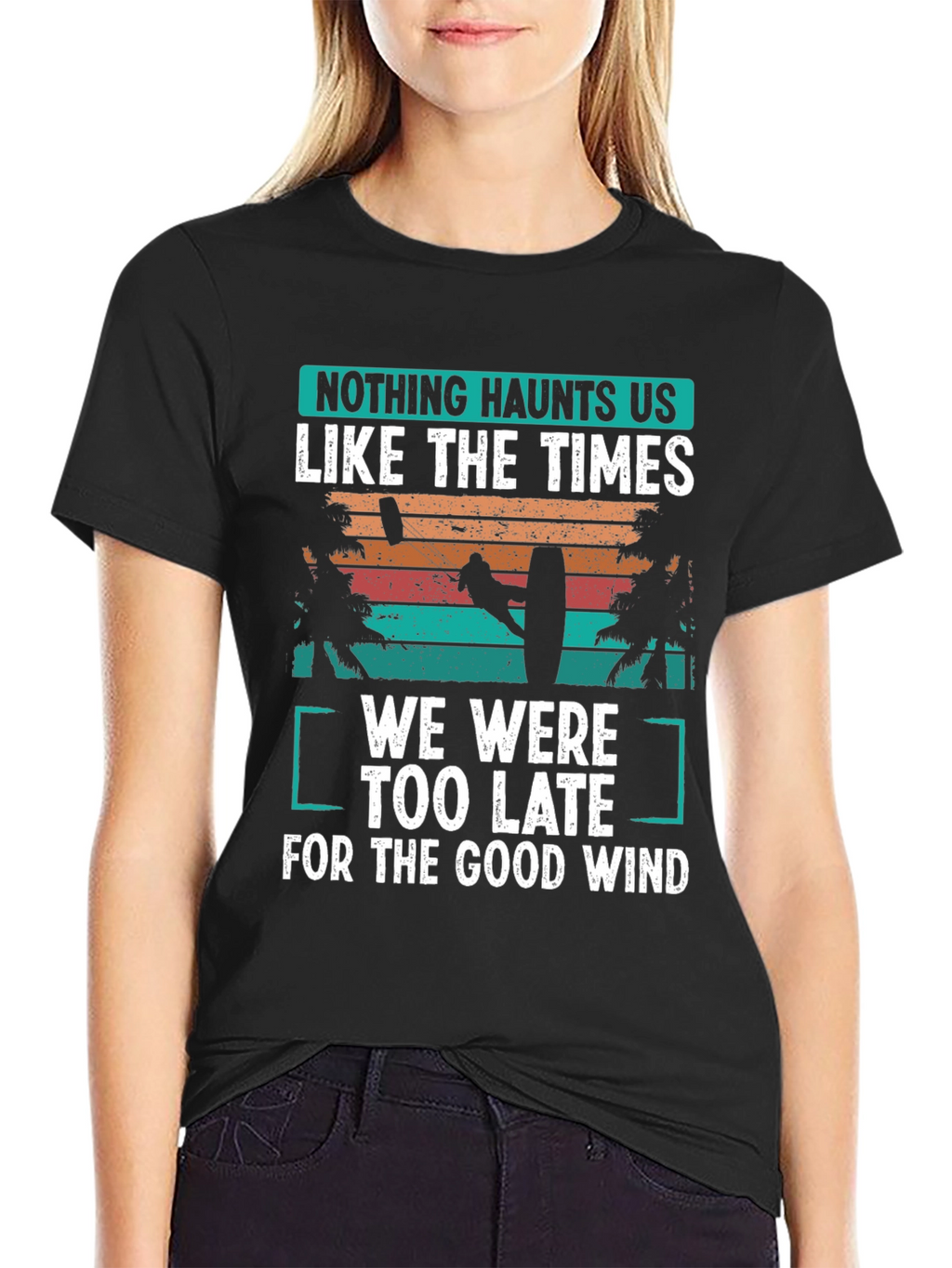 Kitesurfing T-Shirt: Good Wind Haunts