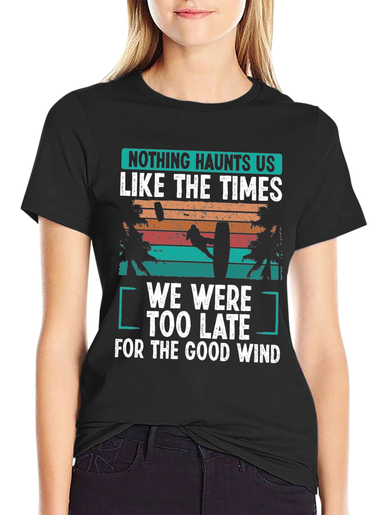 Kitesurfing T-Shirt: Good Wind Haunts