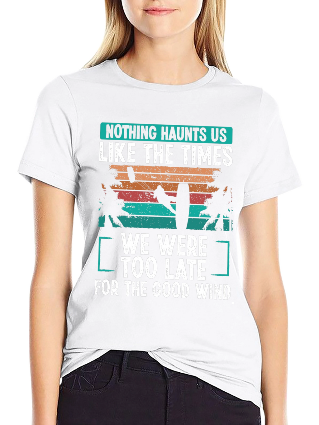 Kitesurfing T-Shirt: Good Wind Haunts