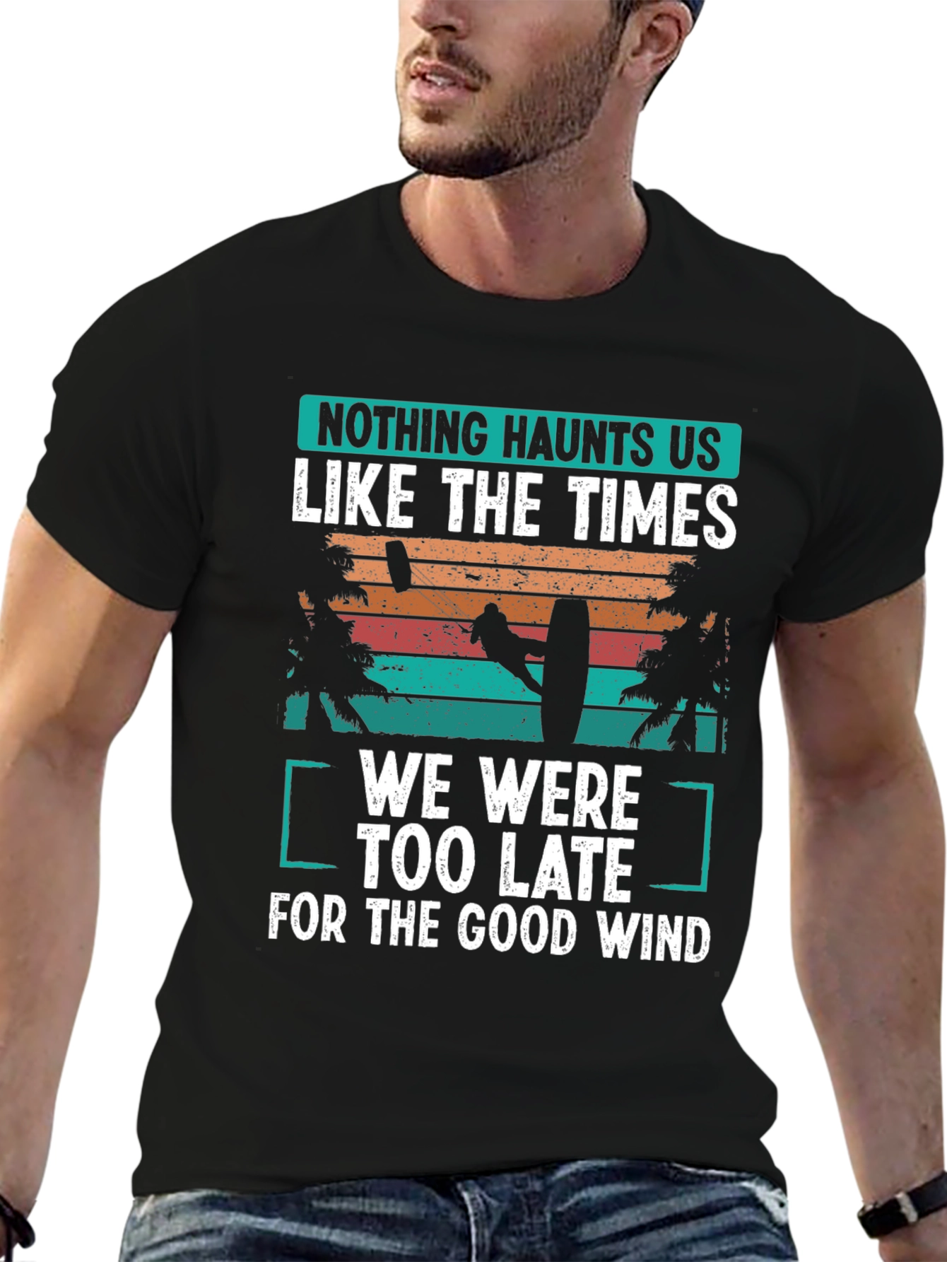 Kitesurfing T-Shirt: Good Wind Haunts
