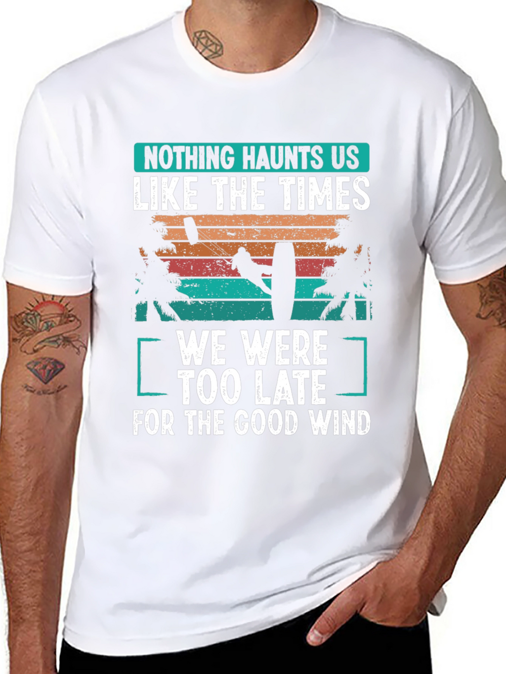 Kitesurfing T-Shirt: Good Wind Haunts