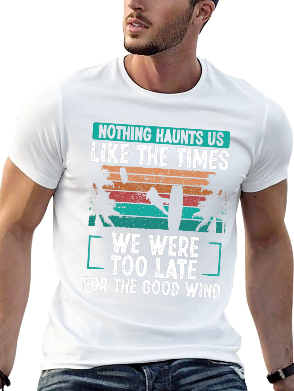 Kitesurfing T-Shirt: Good Wind Haunts