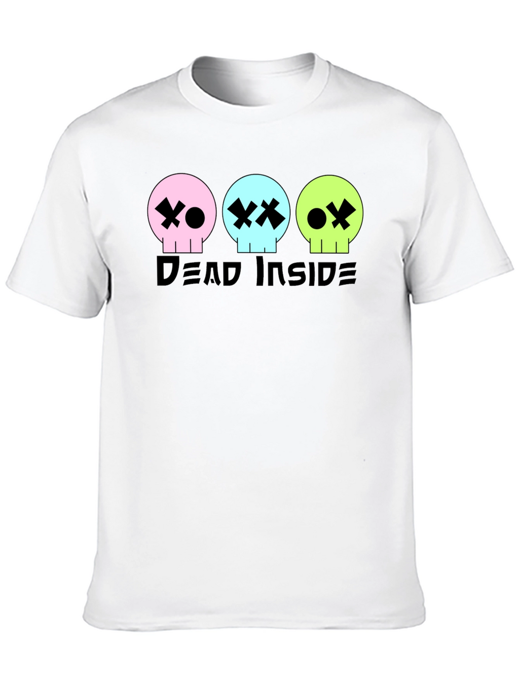 Dead Inside Graphic Tee - Skull T-Shirt