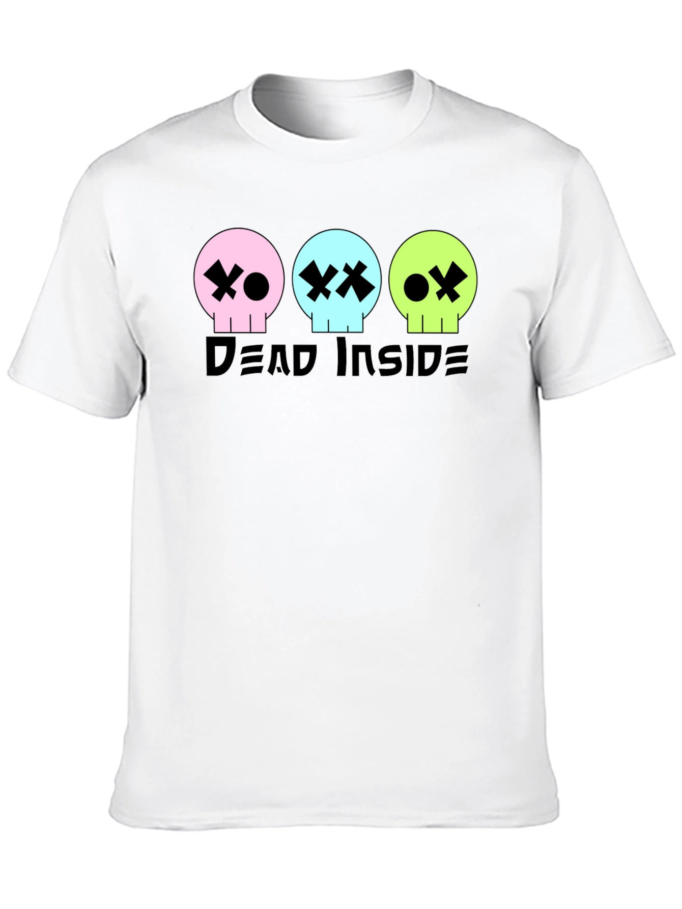 Dead Inside Graphic Tee - Skull T-Shirt